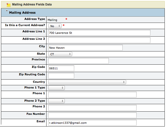 Address Information | Office of International Students & Scholars