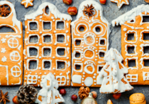 Event image for ISPY Social: Hot Chocolate & Gingerbread House Contest