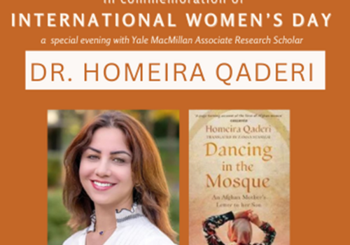 Event image for International Women's Day Celebration with Dr. Homeira Qaderi