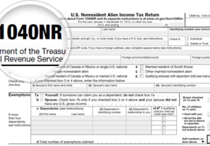 Link to Federal Income Tax Filing (Nonresident)