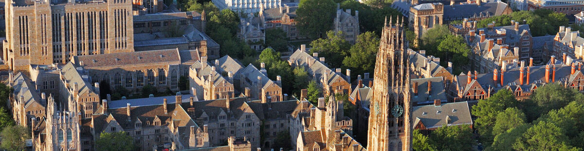 Aerial view of Yale Campus