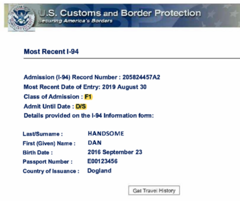 Check Your I-94 Record After You Enter the U.S. | Office of ...